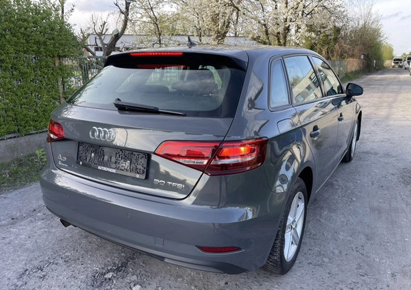 Audi A3 cena 33900 przebieg: 95000, rok produkcji 2019 z Ostrzeszów małe 277